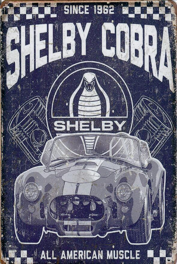 Shelby Cobra - Old-Signs.co.uk